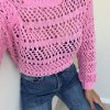 Vestiario Musthave33 | Pullover Forato Rosa